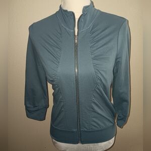 Women's Blue Jacket Contrast Medium
